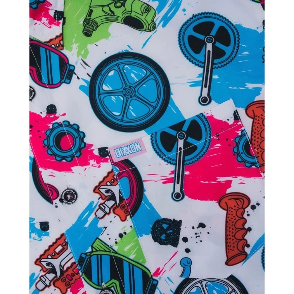 Dixxon Rhythm Section Men Shirt Short Sleeve Bicycle Cycling Button Up XL New - Picture 11 of 13